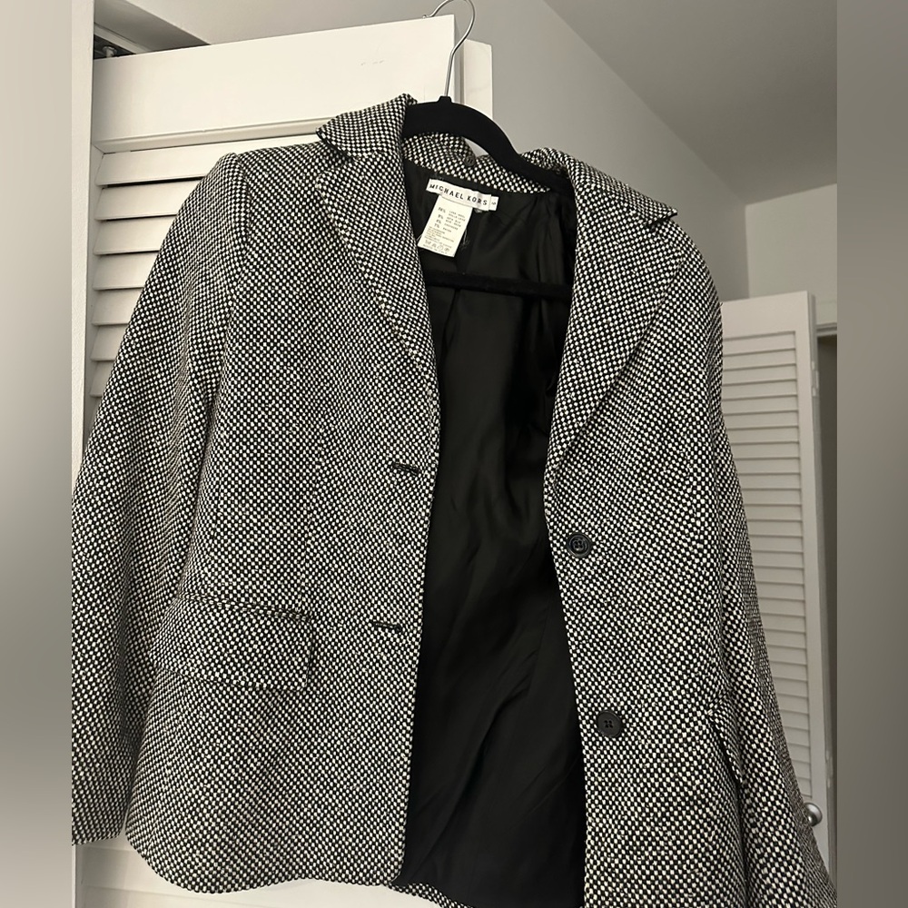 Michal Kors fitted suit wool blazer